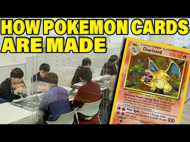 How New Pokemon Cards Are Made