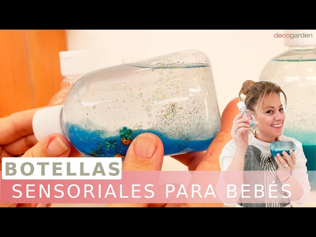 Mamilatte  Juguetes caseros para bebés de más de 6 meses: botellas  sensoriales