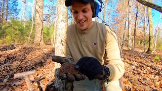 I Can't Believe I Found This Buried In The Woods... Metal Detecting!