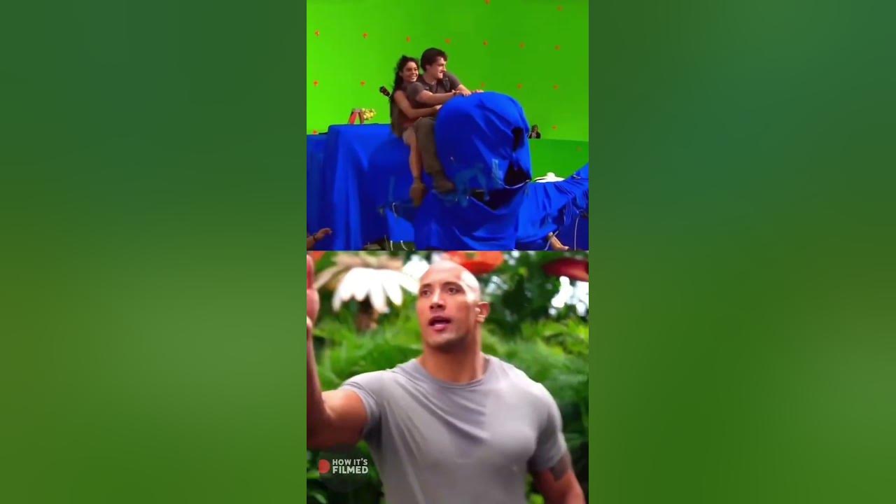 Journey 2 🎦 movie before and after the scenes part 2 😮 #shorts #howitsfilmed