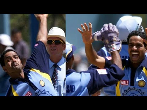 Sunil Joshi Career Best Performance of 5-6 vs South Africa | LG Cup, 2nd Match | 1999