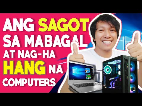 How to Speed Up Windows 10 Performance (Tagalog) Paano Pabilisin ang mabagal na PC Settings Solution