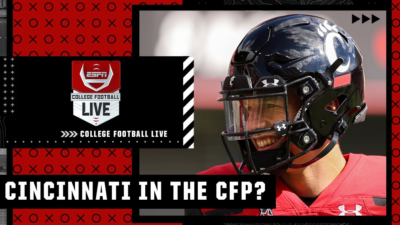 Cincinnati needs "style points" to make the College Football Playoff | College Football Live