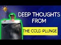 Deep thoughts from the cold plunge