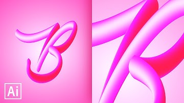 Create 3D Calligraphy Letters with Illustrator