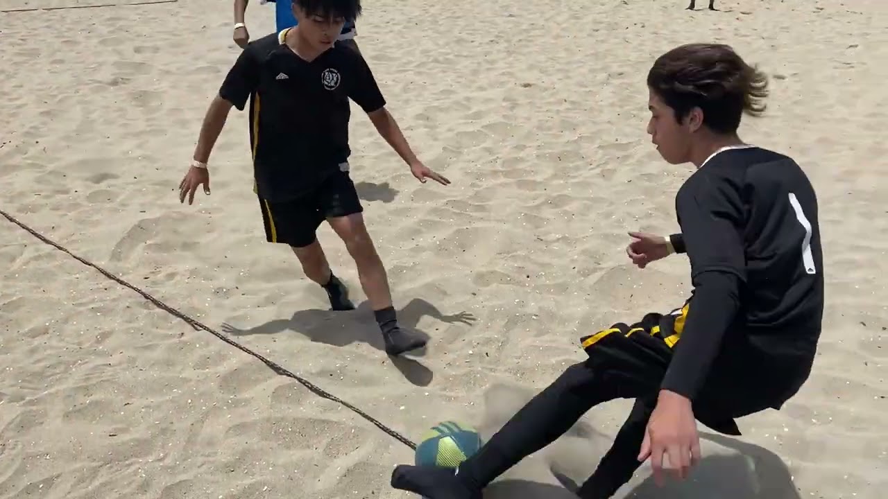 HB Sand Soccer Tournament AYSO Region 23 Boys U14 Game 2  HD 1080p