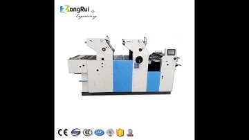 2 COLOR OFFSET PRINTING MACHINE UNIT TYPE NON WOVEN BAG PRINTING ZONGRUI