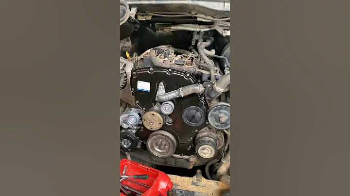 Front engine case replacement 2.2L ford transit