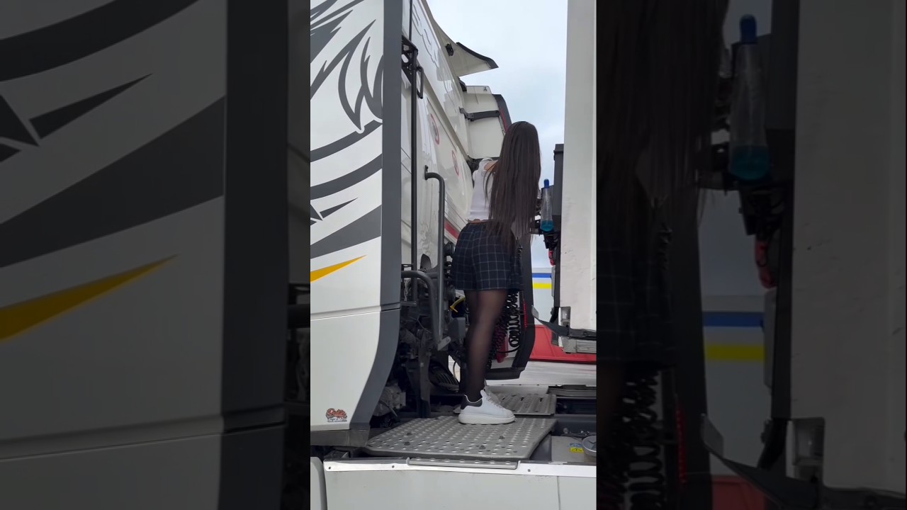 SHE LEADS THE ROAD IN SCANIA STYLE 🚛👑 