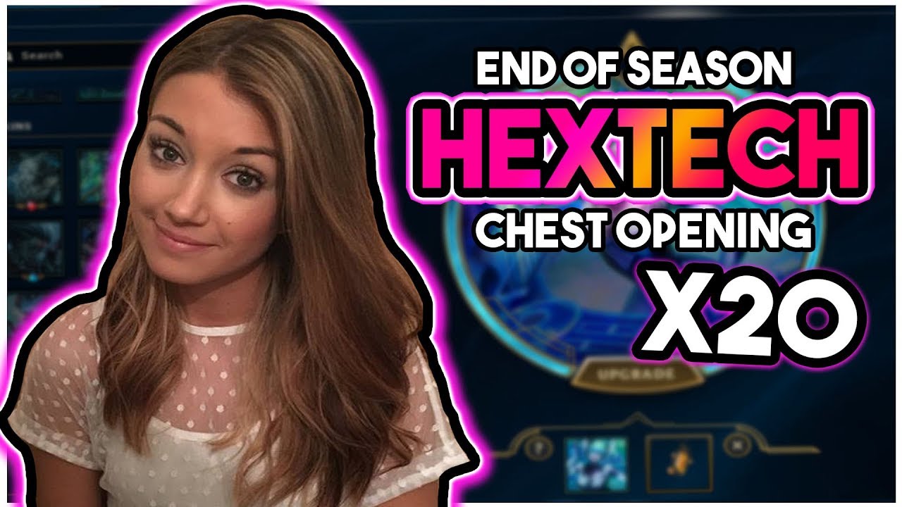 END OF SEASON CHEST OPENING X20! LUCKY HEXTECH CHEST OPENING? - League of Legends