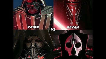 Vader vs Revan vs Malgus vs Nihilus |#starwars #shorts