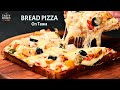 Bread pizza recipe on tawa  pizza sauce recipe  quick  easy bread pizza recipe with pizza sauce