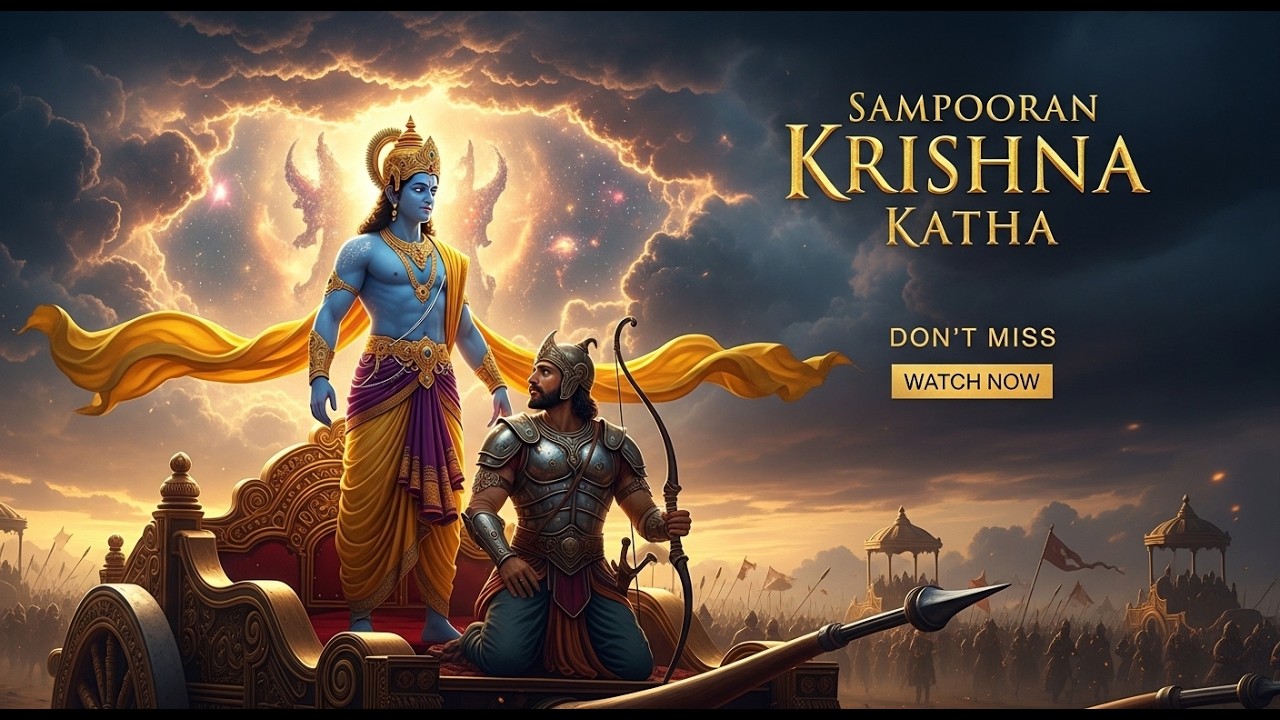 सम्पूर्ण श्री कृष्ण कथा – Janm Se Bhagavad Gita Tak | Complete Life Story | Mahabharat Gyaan