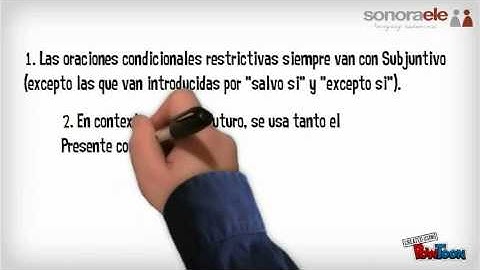 B2/C1 - Las Oraciones Condicionales Restrictivas