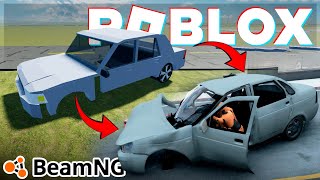 BeamNG VS Roblox 💥Car Crash Compilation 4