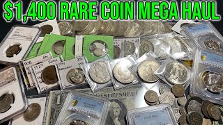 Unboxing $1,400 In Rare Coins &amp; Currency - US, World, Exonumia, Bullion, &amp; More!!