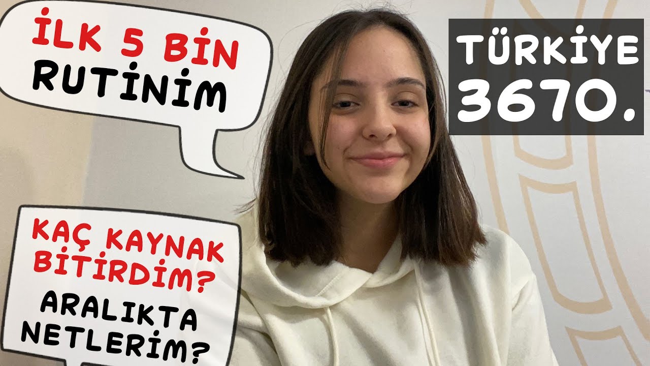 DERECE ÖĞRENCİLERİ | İlk 5 Bine Nasıl Girilir?