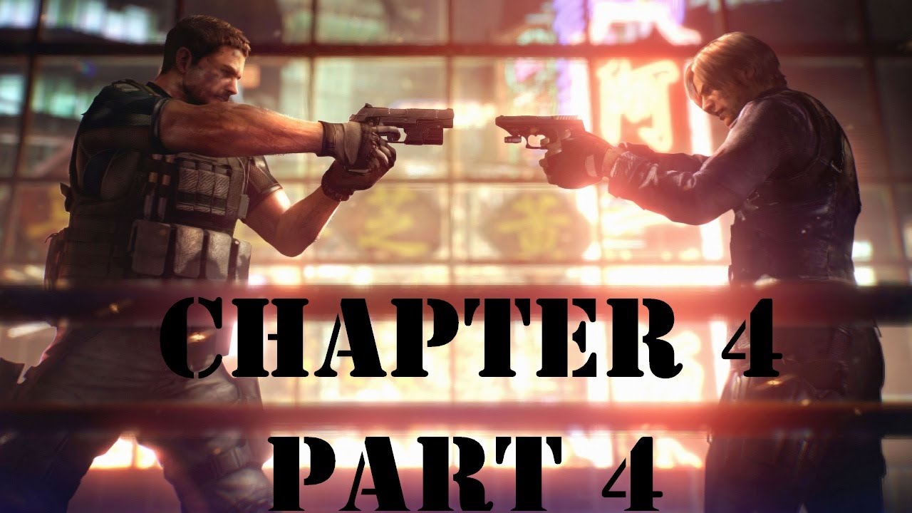 chaos head Resident Evil 6 Leon Campaign Chapter 4 Part 4