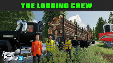 Having Fun With B Trains - Logging Crew 100 - Farming Simulator 2022 - FDR Logging