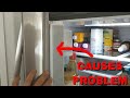 How to easy fix refrigerator french door hinge, flap not closing properly