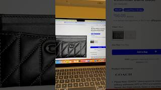 Sale Coach Pillow Card Case, Coach Strawberry Trifold Wallet, Coach 20 Floral Print