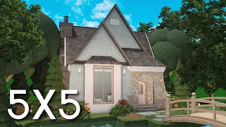 building a spring 5x5 house in bloxburg with anix and frenchrxses