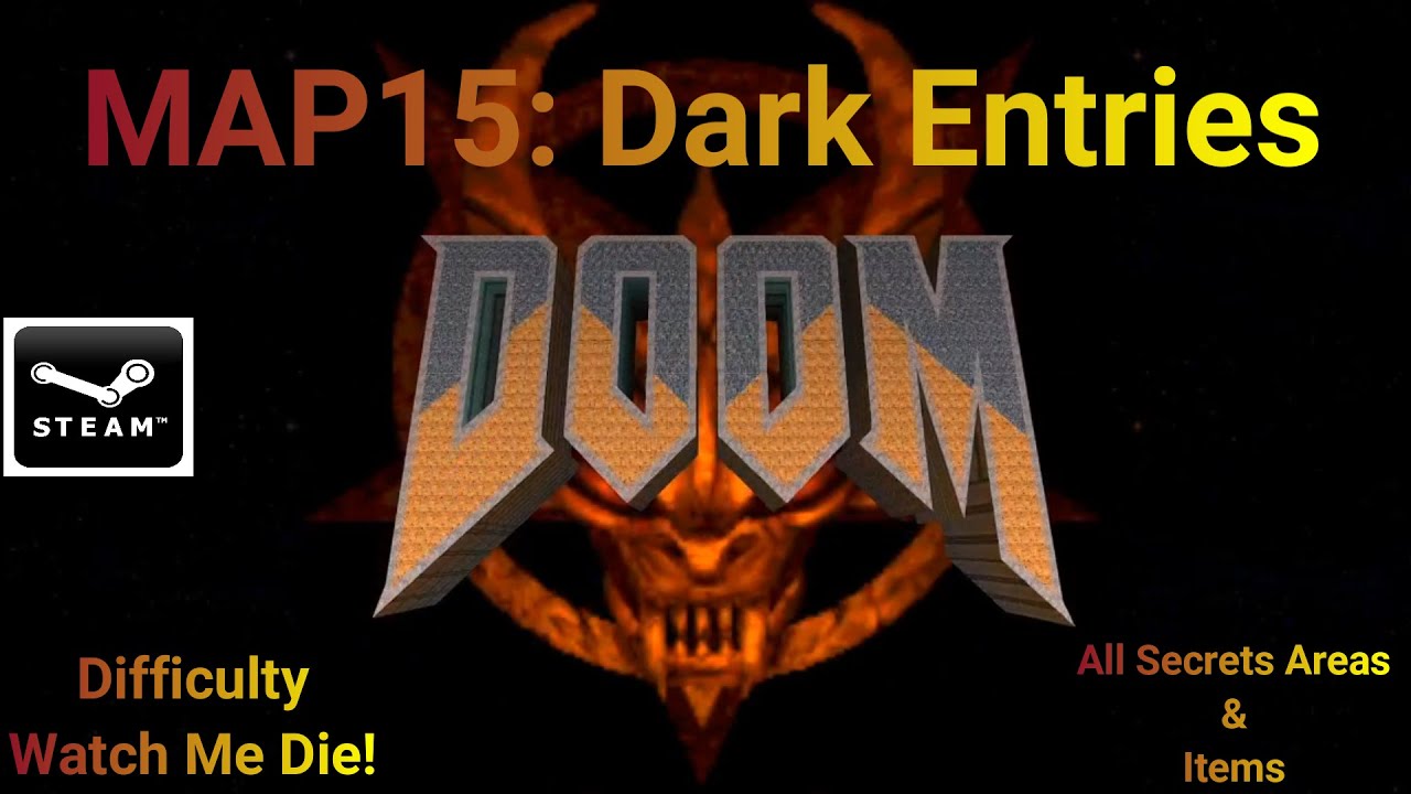 Doom 64 Level 15 Dark Entries All Secret Areas Items100 Doom 64 doom-64-level-15-dark-entries-all-secret-areas-items100-doom-64