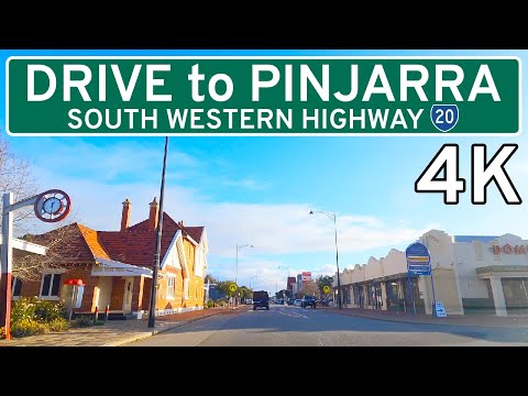 Drive to Pinjarra 🇦🇺 [4K] - From Perth, Western Australia - Relaxing Drive South