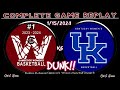 1 south carolina gamecocks womens basketball vs kentucky wbb  1152024  full game replay