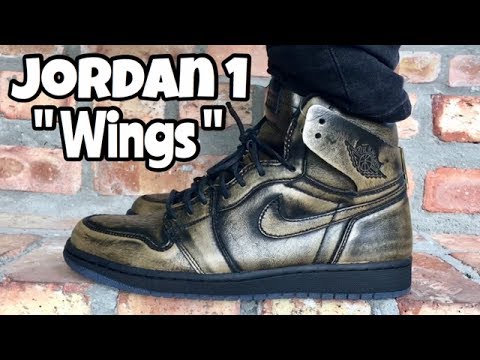 jordan 1 wings on feet