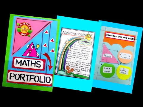 Maths Portfolio Class 7 | Maths Project for Class 7 | Maths Activity Class 7 | Maths Project ideas @UJANCREATIONS