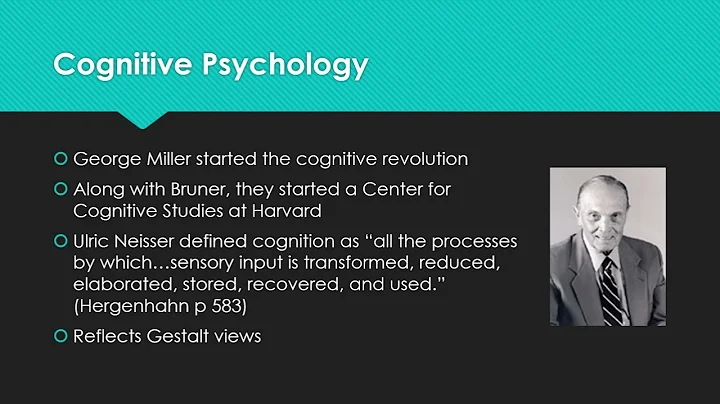 The Cognitive Revolution