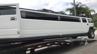 Hummer Limo Towing