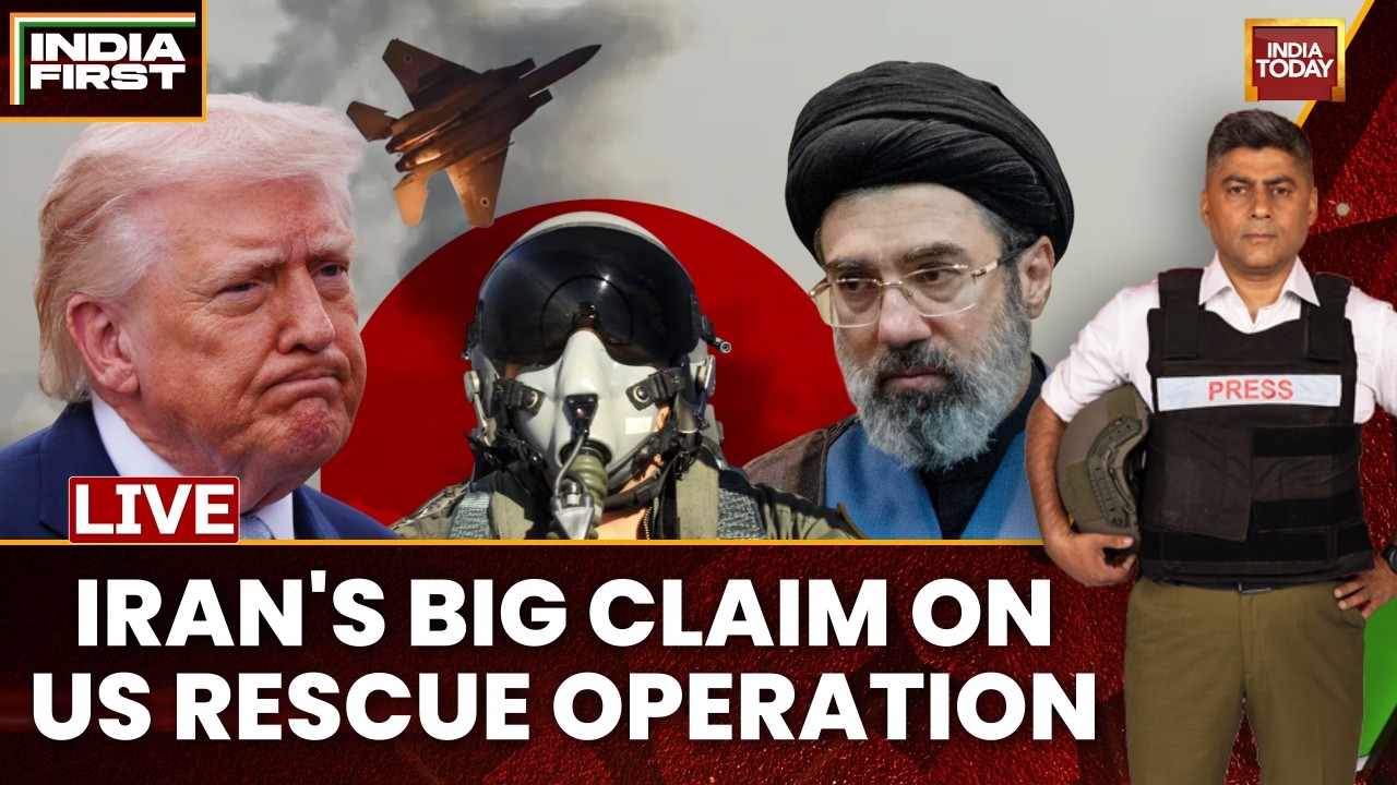⁣US Iran War LIVE: Iran's Big Claim On US Pilot Rescue Operation | 12 US Aircraft Lost In Rescue