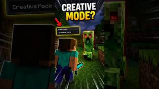 Found The Smartest Creeper In Minecraft 🧠 #minecraftshorts #trending