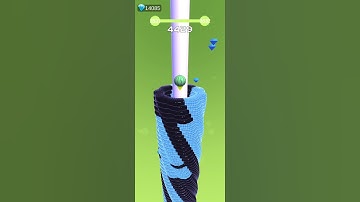 3D Stackball Gameplay Max levels #shorts #trending #viral #stackball #gaming