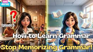 Olivia's First Job at a Café + Easy Grammar Tips| Learn English with Stories | Episode 5