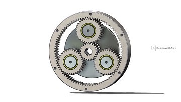 Single Stage Planetary Gearbox Trailer #342 | DesignWithAjay | | CAD 3D Designer |