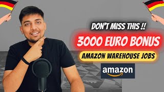 Amazon warehouse jobs with Bonus in Germany (Apply Now!!) 🇩🇪