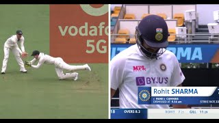 Rohit Sharma Soft Dismissal by Cummins | India vs Australia 4th Test , Day 5 screenshot 4