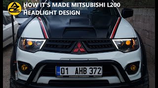 Как это сделано Дизайн фар Mitsubishi L200