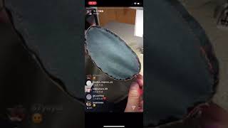 直線とカーブの縫い合わせ　−ハルハラカバン