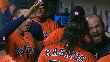 OAK@HOU: Astros score seven runs in the 1st inning