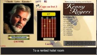 Video thumbnail of "Kenny Rogers - Lucille #0251"