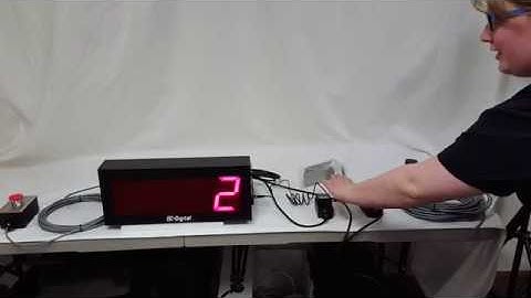 DC-40C-TERM (Counter with Increment and Decrement Sensors for Counting People)