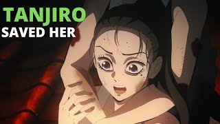 Tanjiro Saves Hinatsuru From Grutaro Scene