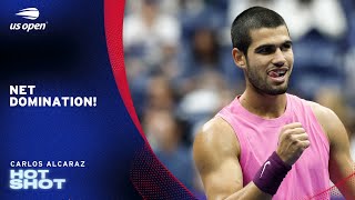Carlos Alcaraz Controls the Net in the Final | 2025 US Open Profile