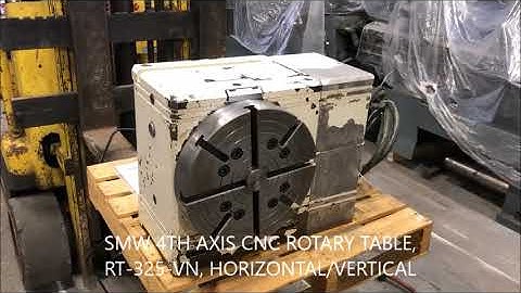 SMW 4th Axis CNC Rotary Table, RT 325 VN With SMW ACcu-Smart 60 - SOLD