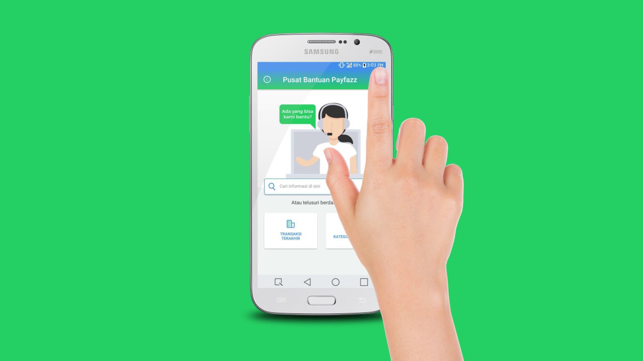 Self Help Hubungi Customer Service Lewat Aplikasi Payfazz Youtube