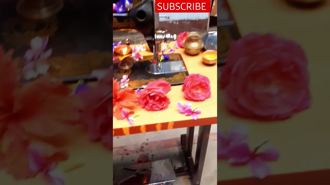 New stand of Silai Machine ka puja mini vlog   ||Subscribe my channel 😀 like 👍 share 👌 comment 😀